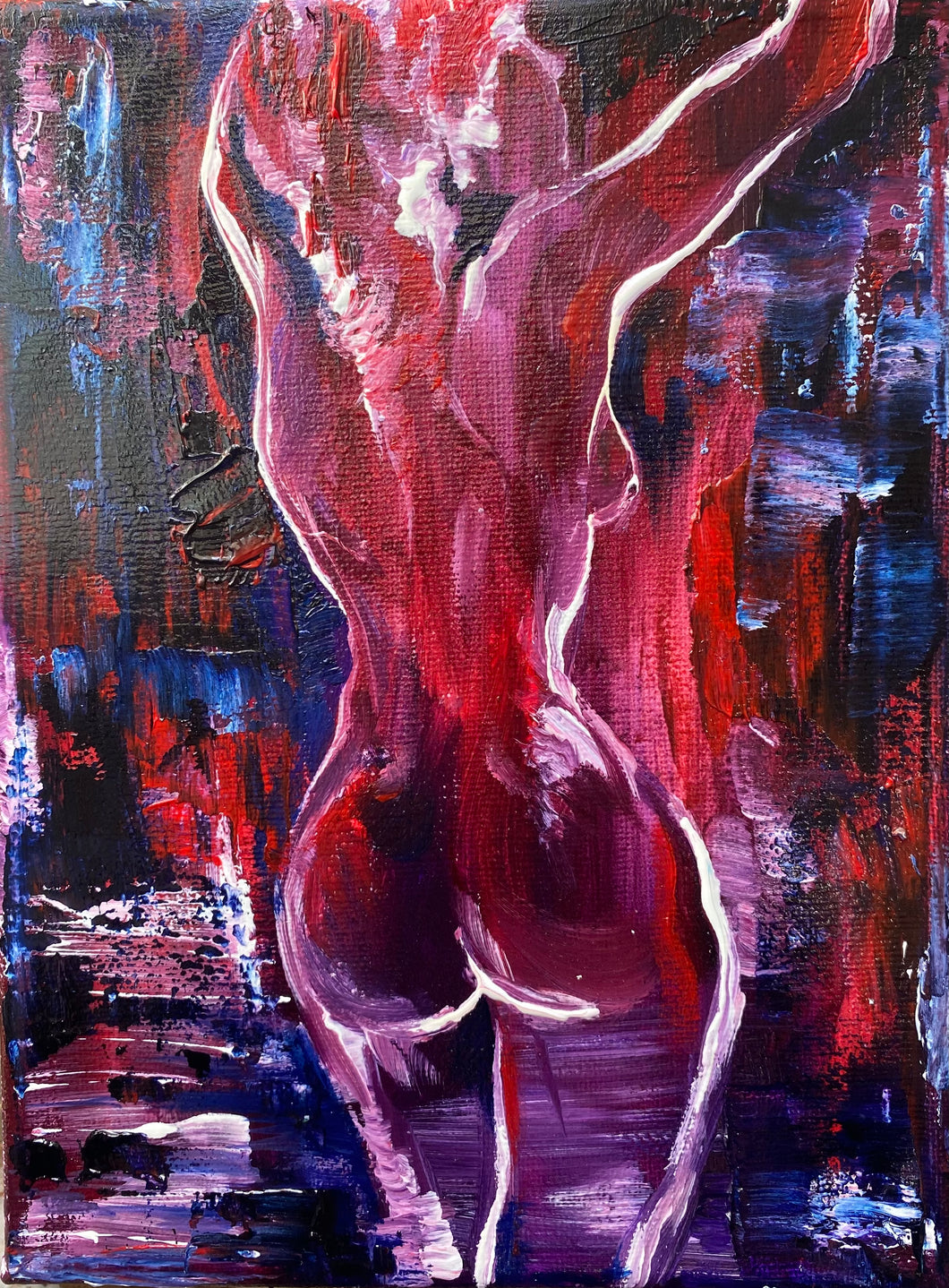 Dancing in the Dark - Original Oil Painting