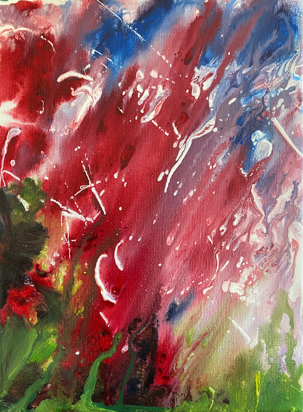 Geranium - original oil painting